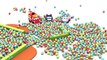 Explosion in the ball pit - Tiny Town: Learning with Street Vehicles Ambulance Police Car Fire truck