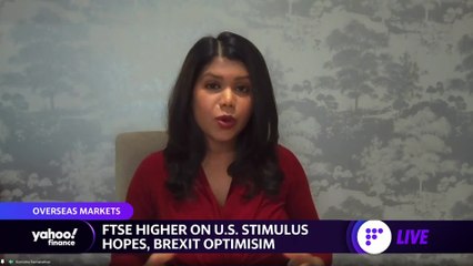 FTSE higher on US stimulus hopes, Brexit optimism