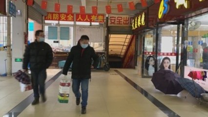 El mercado de Wuhan donde surgió la covid intenta pasar página