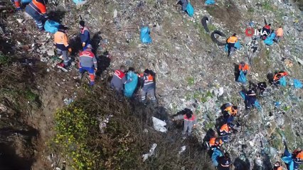 İHA’nın haberi ses getirdi: Çöp dağı temizlendi
