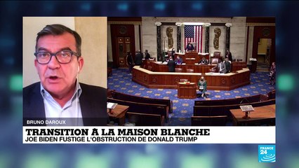 Transition à la Maison Blanche : le "coup de gueule" de Joe Biden
