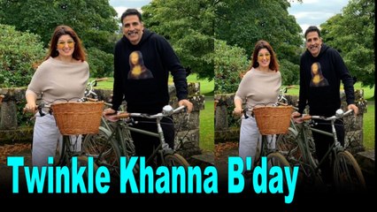 Download Video: Akshay Kumar wishes wife Twinkle Khanna on her birthday