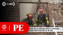 Incendio en casa que almacenaba ropa dejó pérdidas de 10 mil soles  | Primera Edición