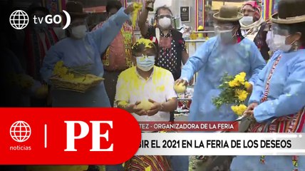 De todo para recibir el año 2021 en la Feria de Los Deseos | Primera Edición