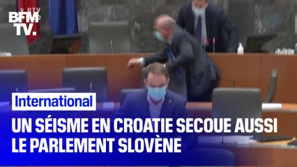 Le séisme en Croatie secoue aussi le parlement slovène, et provoque la panique