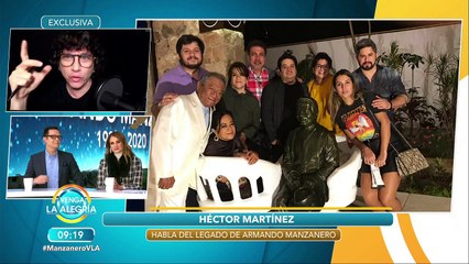 Héctor Martínez recuerda cómo fue grabar el disco 'Las Mujeres de Manzanero'. | Venga La Alegría