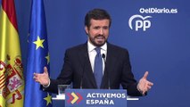 Casado diferencia la gestión de Ayuso de la del Gobierno: 