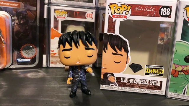 Elvis Presley 68 Comeback Special Diamond Collection Funko Pop Entertainmnet Earth Exclusive Vinyl Figure