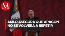 Apagón que afectó a 12 estados no se repetirá: AMLO