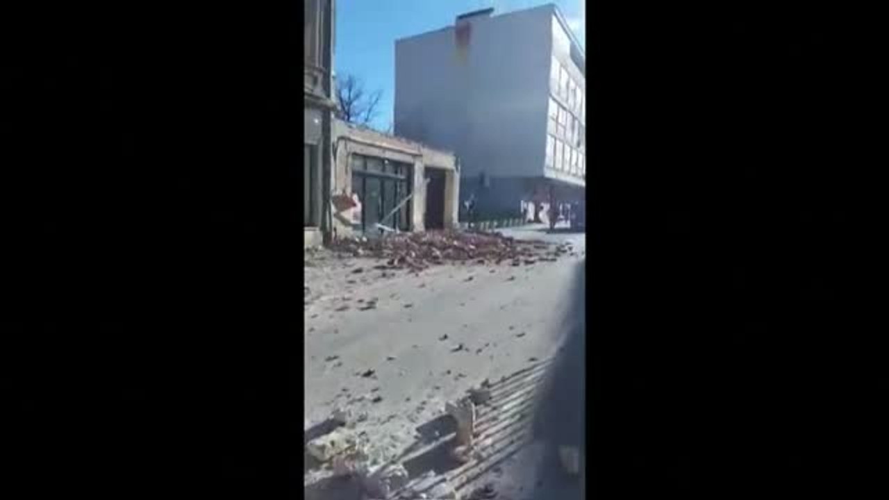 Un fuerte terremoto de magnitud 6,4 sacude Croacia
