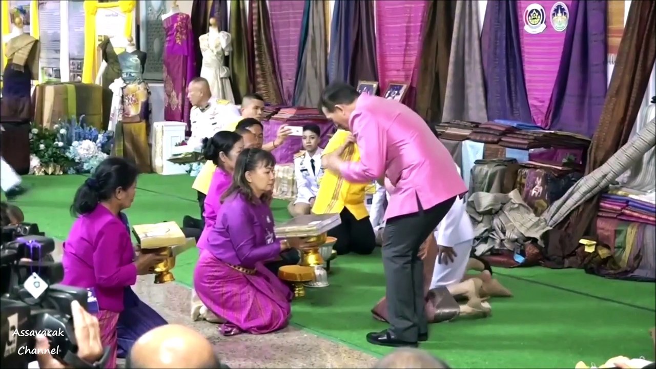 พระบาทสมเด็จพระเจ้าอยู่หัว เสด็จพระราชดำเนินพร้อมด้วยเจ้าคุณพระสินีนาฏ พิลาสกัลยาณี วัดเจดีย์ชัยมงคล