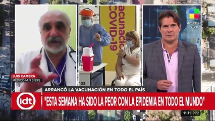 Empezó la vacunación en todo el país | Luis Cámera, doctor en IDT