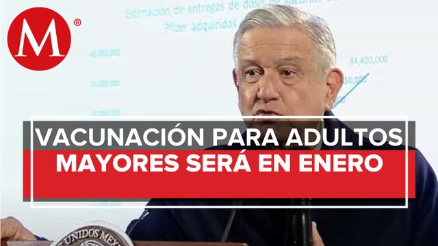 Vacunación de adultos mayores con dosis de CanSino iniciará en enero: AMLO