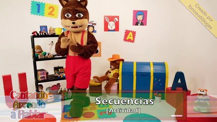 Juega a las secuencias con el Lobito Caulimón de Cantando Aprendo a Hablar