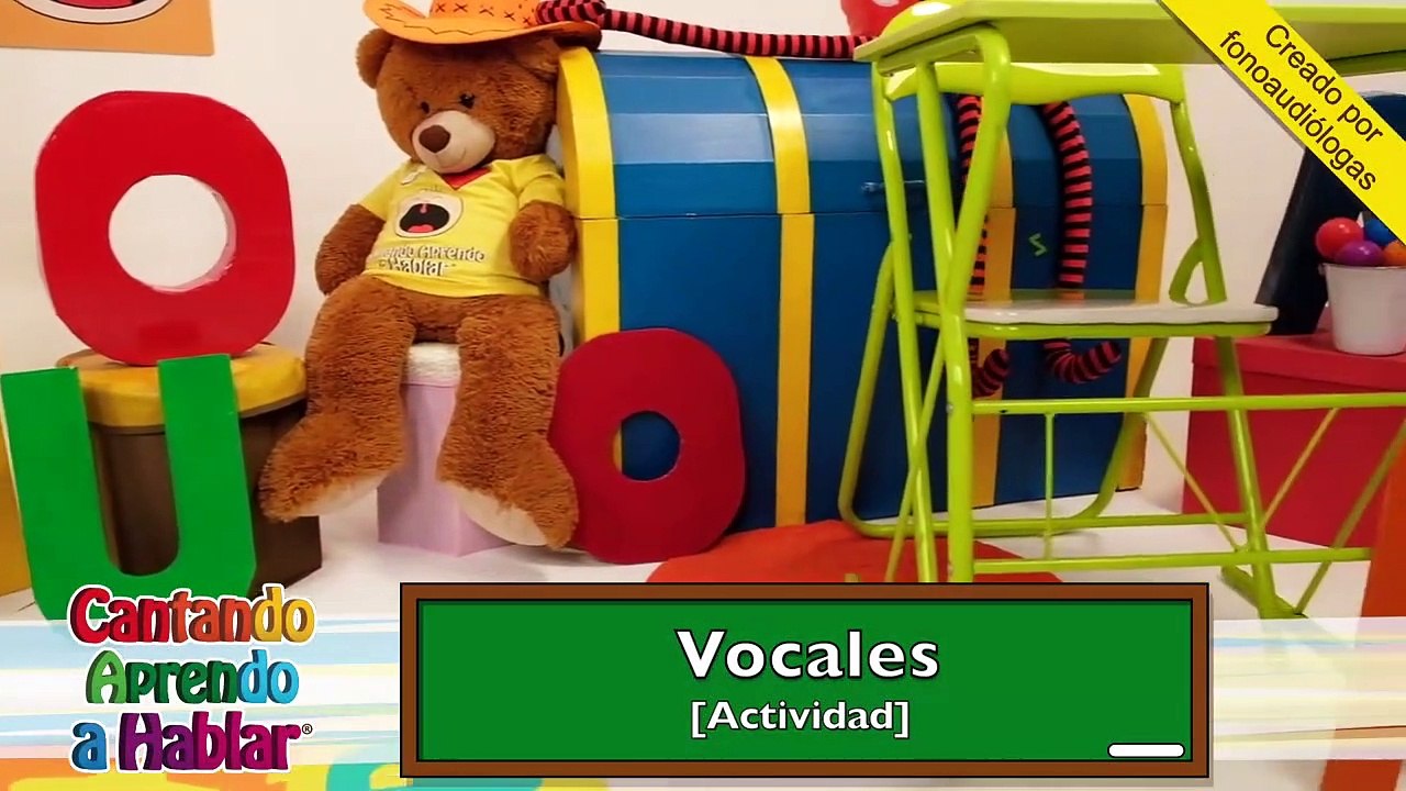 Aprende las vocales con Cantando Aprendo a Hablar