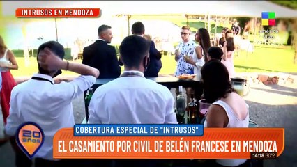 Se casó Belén Francese en Mendoza