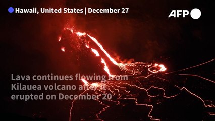 Lava continues flowing from Hawaii’s Kilauea volcano