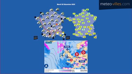 bulletin meteo du mardi 29 décembre 2020
