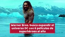 Warner Bros. busca expandir el universo DC con 6 películas de superhéroes al año