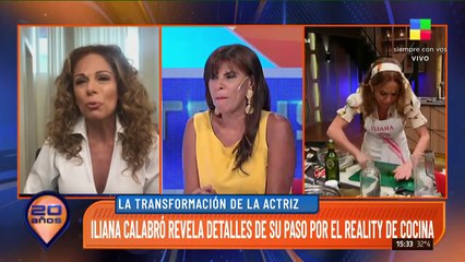 Iliana Calabró habla de su paso por Masterchef Celebrity