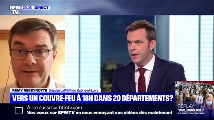 "On craignait pire que cela": le député LaREM de Saône-et-Loire réagit à l'annonce par Olivier Véran d'un éventuel couvre-feu