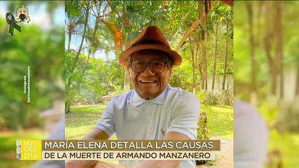 El covid no mató a Manzanero, María Elena detalla las causas de la muerte de su papá. | Ventaneando