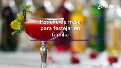 Poche de fresas para festejar en familia