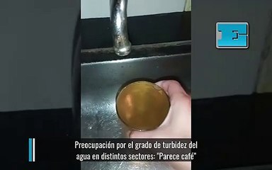 Preocupación por el grado de turbidez del agua en distintos sectores: "Parece café"