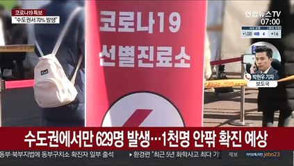 집단감염 확산 지속…신규확진 천명대 예상