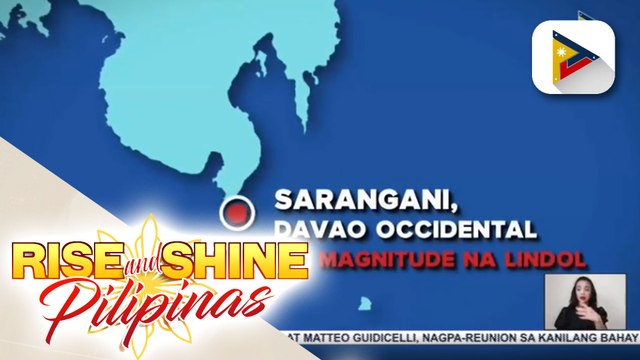 Sarangani, Davao Occidental, niyanig ng magnitude 5.3 na lindol