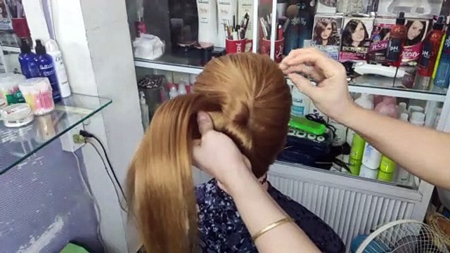 Tóc Cô Dâu Búi Cao - Kiểu Tóc Búi Cao Phồng Đơn Giản Đẹp Dành Cho Cô Dâu Vào Ngày Cưới - Kiểu 129