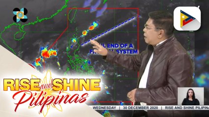 PTV INFO WEATHER: Tail-end of a frontal system, nagpapaulan sa Northern at Eastern Luzon