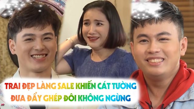 TRAI ĐẸP LÀNG SALE CÙNG 'HẸN ĂN TRƯA', ĐƯỢC BÀ MỐI CÁT TƯỜNG ĐƯA ĐẨY GHÉP ĐÔI NHIỆT TÌNH | HAT