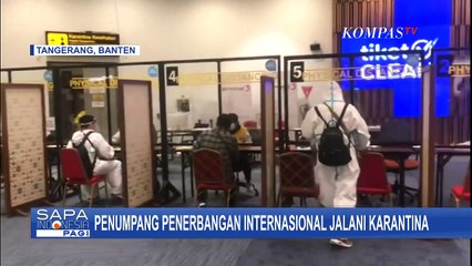 Video herunterladen: Penumpang Penerbangan Internasional Jalani Karantina