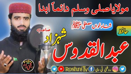 Maula Ya Salli Wa sallim da Iman Hafiz Abdul Qudoos Shahzad Roshni TV  مولا یاصلی وسلم دائما ابدا