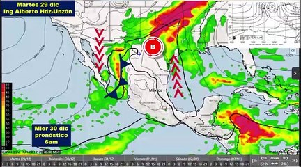 Clima de hoy martes: Descenso de la temperatura en gran parte de México