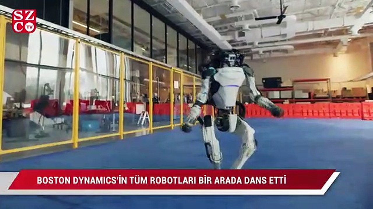 Boston Dynamics'in tüm robotları bir arada dans etti