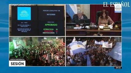 El Senado de Argentina aprueba la ley del aborto hasta la semana 14