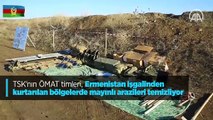 TSK'nın ÖMAT timleri, Ermenistan işgalinden kurtarılan bölgelerde mayınlı arazileri temizliyor