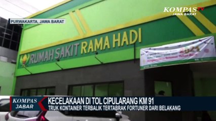 Dua Mobil Terbalik di Tol Cipularang, 1 Tewas