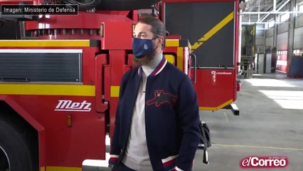 Sergio Ramos felicita el Año Nuevo a las Fuerzas Armadas