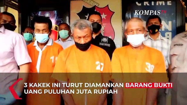 Kakek-Kakek Tertangkap Tangan Judi Pilkades Serentak