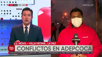 Siguen los enfrentamientos en Adepcoca