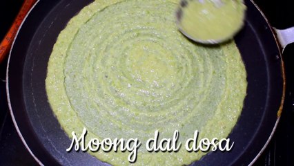 10 Minutes Recipe - Quick & Easy Breakfast Recipe|Moong Dal Dosa|Whole Green Gram Dosa |Khan Kitchen
