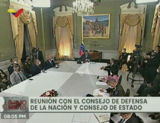 Reunión con Autoridades del Consejo de Defensa de la Nación y el Consejo de Estado