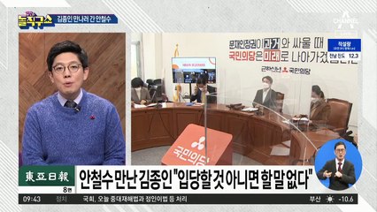 안철수 만난 김종인 “앞으로 만날 일 없을 것”