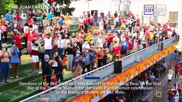 Devotees of Sto. Niño de Cebu danced for the 456th Fiesta Señor