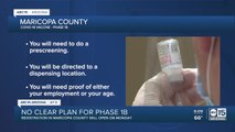 Vaccine rollout in Maricopa County slowly moving to group 1B