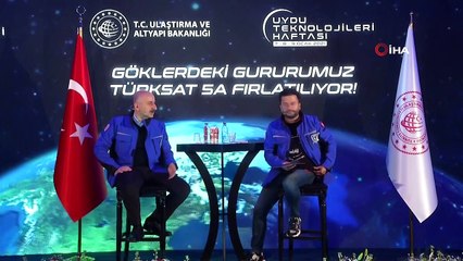 Bakan Karaismailoğlu, Türksat 5A uydusunun fırlatılmasını uydu gözlem merkezinden takip etti