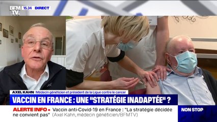 Covid-19: pour Axel Kahn, la seule chance pour sortir de la crise est "l'immunité collective et la vaccination"